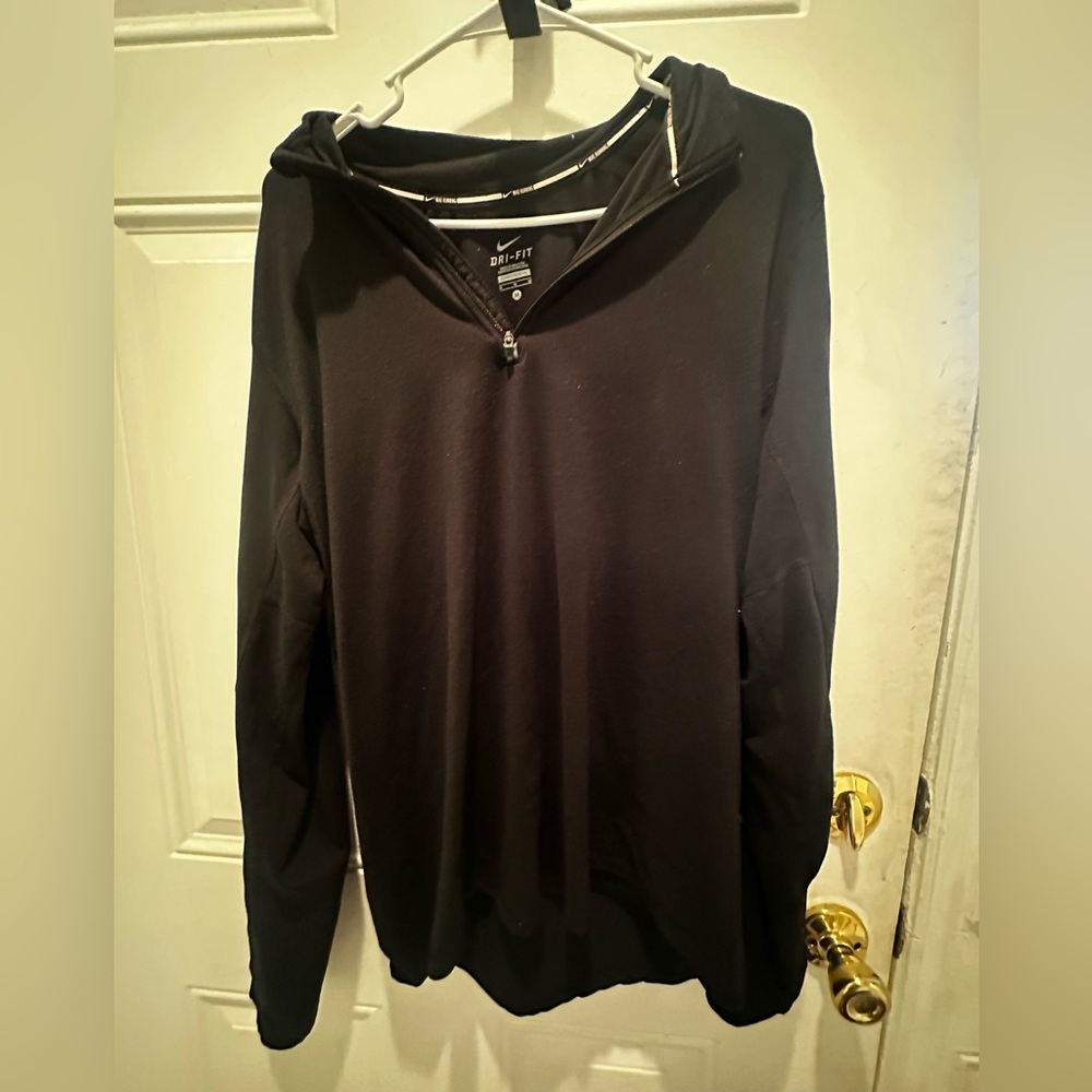 Nike Men's Black Zip-Up Sweater